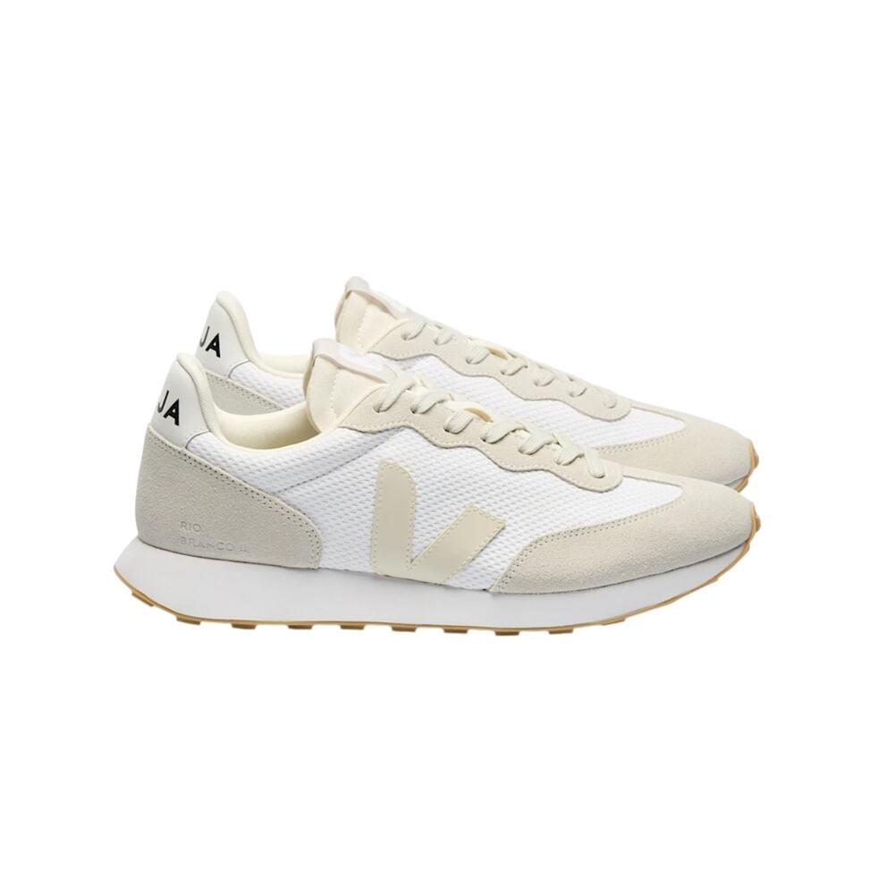 VEJA Rio Branco II Alveomesh White Pierre Sneaker Size 7